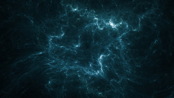 繁星点点蓝色动态宇宙