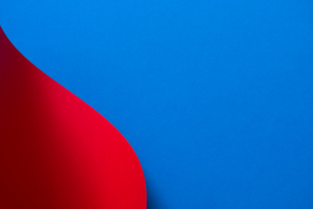 红色商务ppt封面背景板