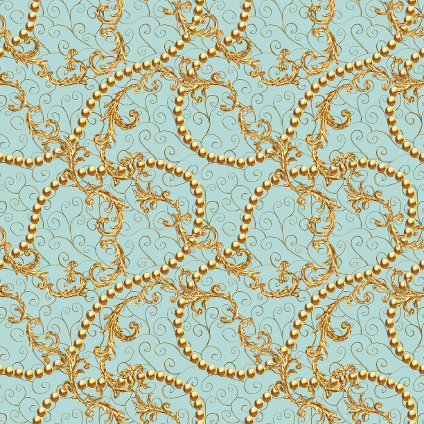 奢华皇室艺术图案壁纸