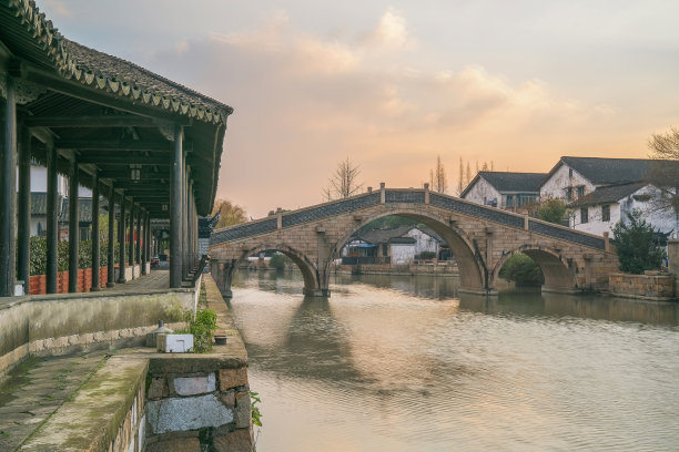 科技田园码头壁纸