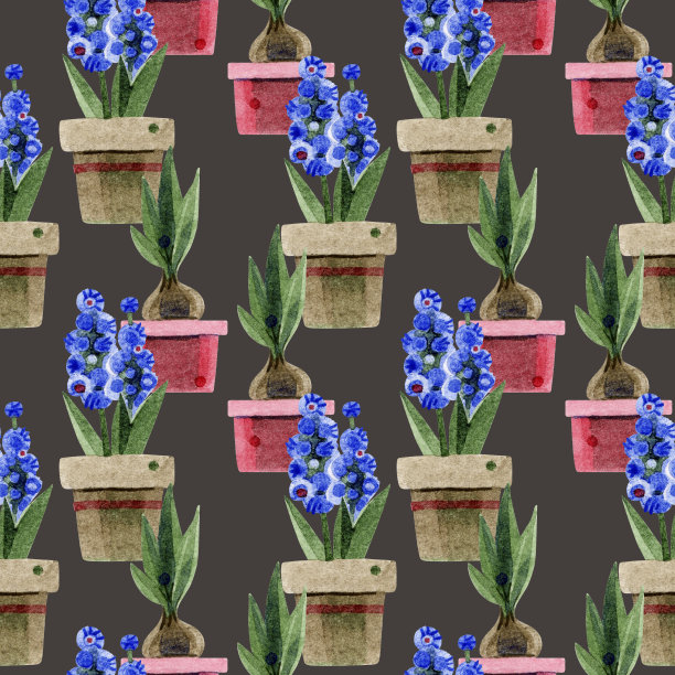 水彩画颜料,纺织品,花盆