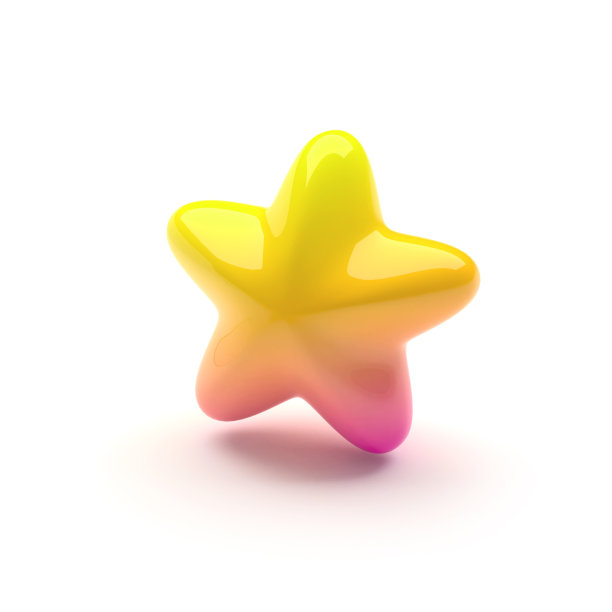可爱卡通星星插画元素