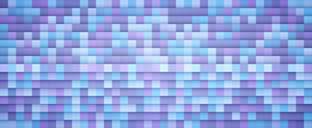 蓝调几何图案无缝背景