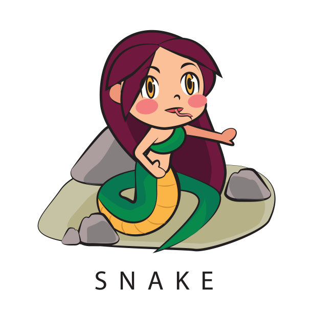 蛇年卡通
