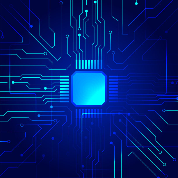 5g高速网络蓝色科技海报