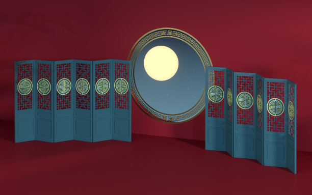 中秋节舞台背景