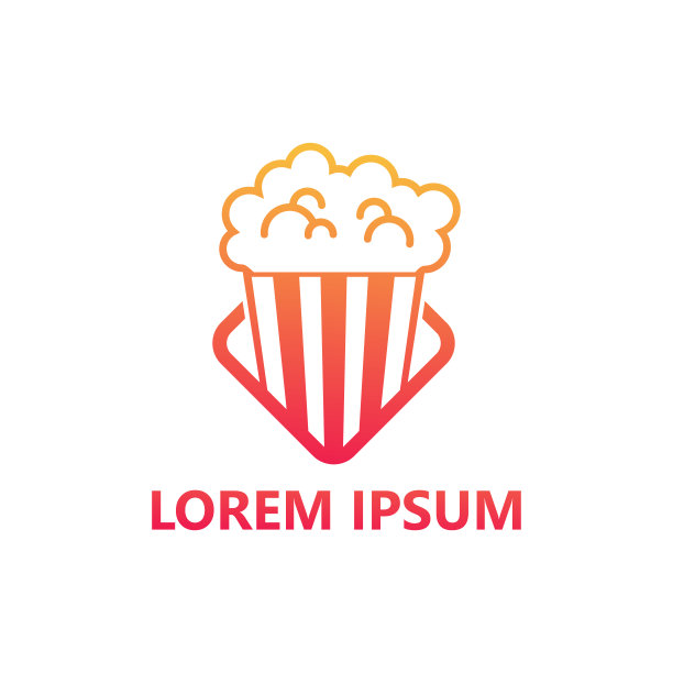 爆米花设计字体