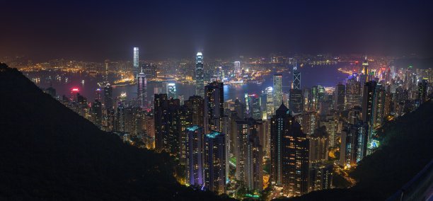 香港印象香港景点海报