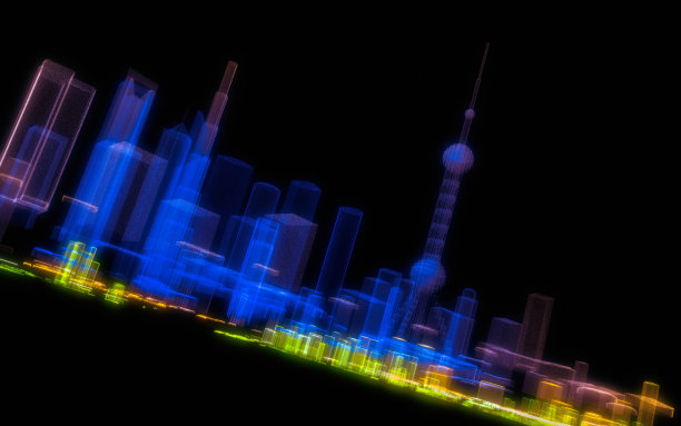 上海城市规划三维模型