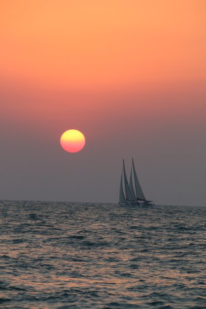 阿联酋迪拜的帆船