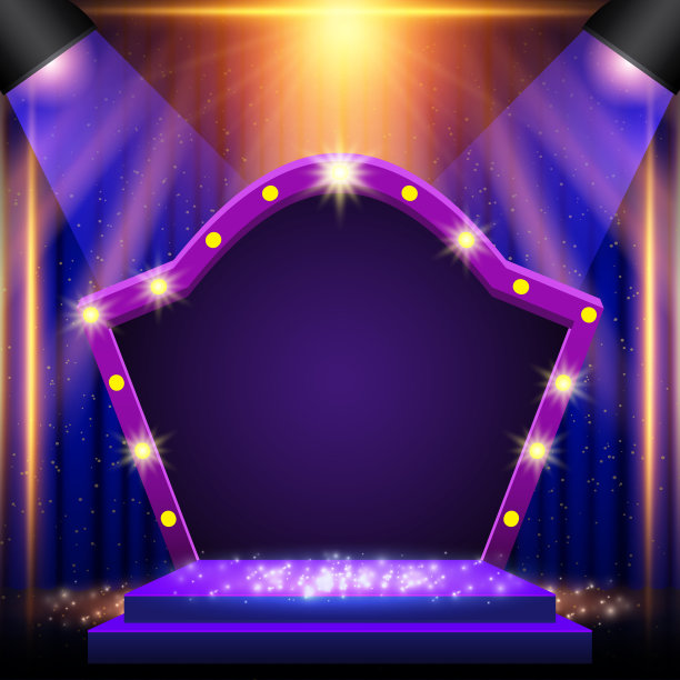 舞台电影院表演背景