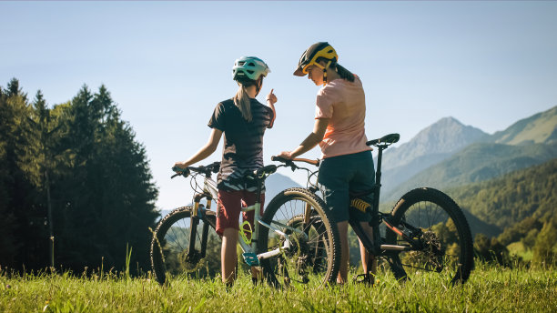 biking