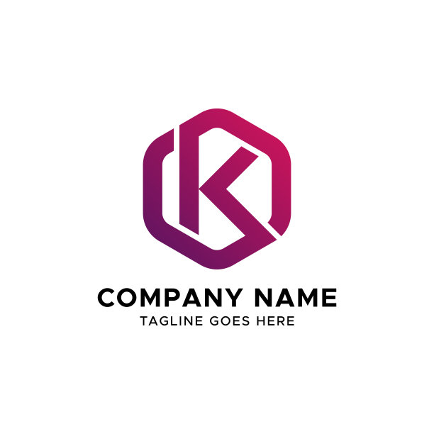 自媒体标志字母k设计logo