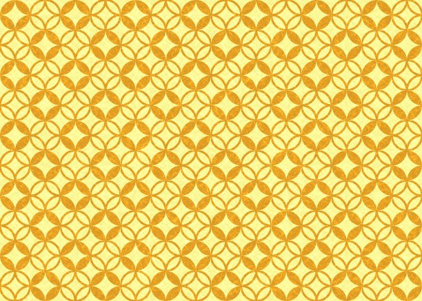 金色几何线条无缝图案