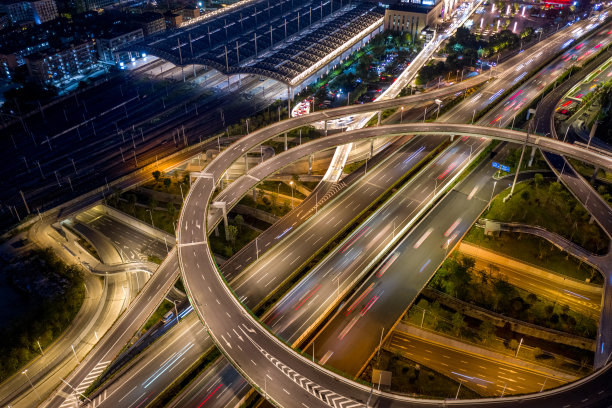 城市立体交通复杂道路