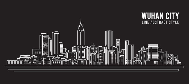 武汉旅游宣传插画