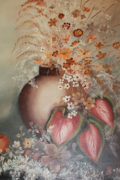 百花齐放装饰画