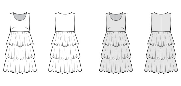 精细分层矢量图