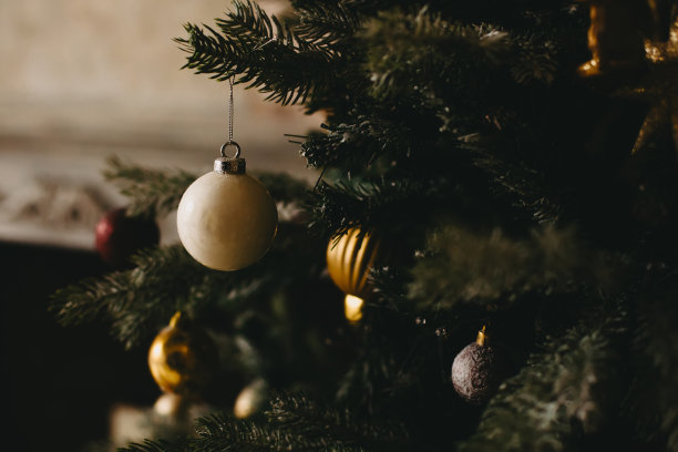 复古装饰品,红色和金色颜色