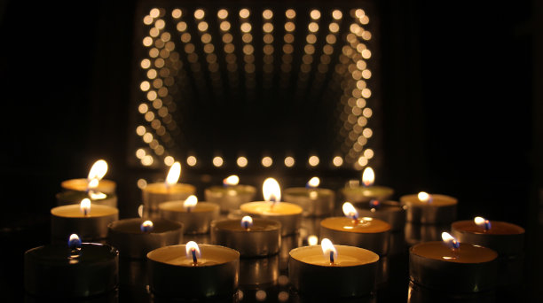 灯光隧道浪漫灯光