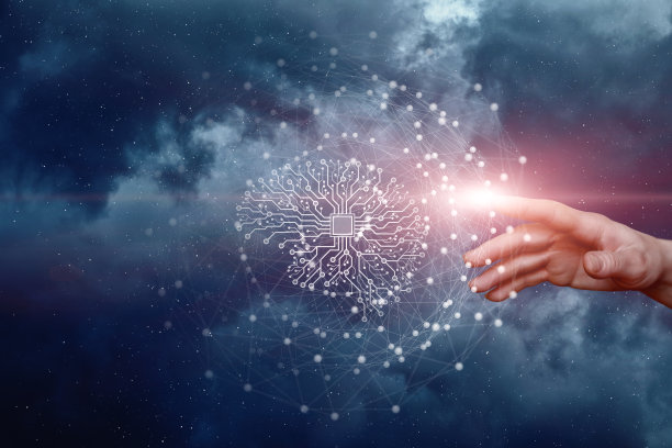 科技风商务活动背景