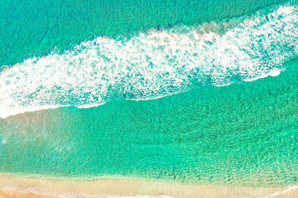 水,海滩,波浪