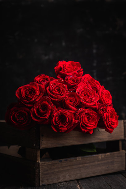 红色会议背景板