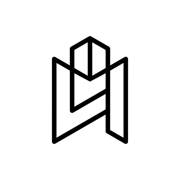 字母m房产建筑公寓logo