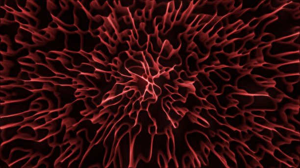 炫彩流动的火焰抽象图案