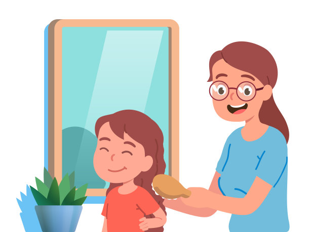 日常生活场景插画