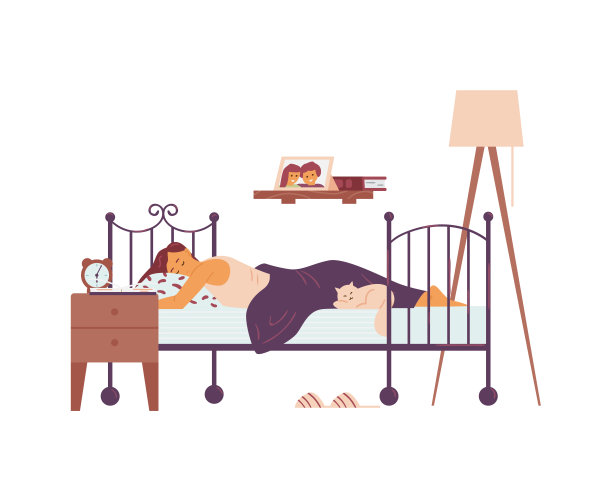 日常生活场景插画