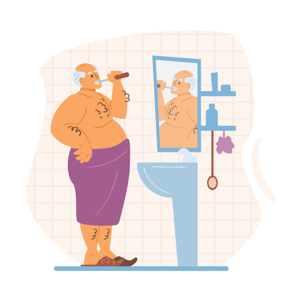 日常生活场景插画