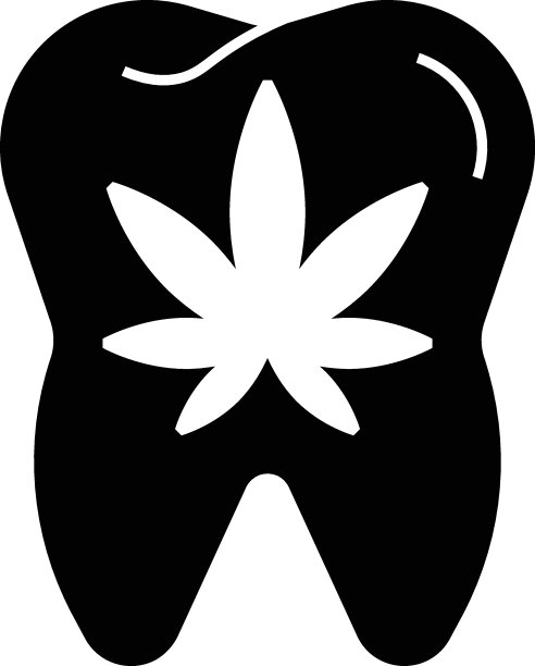 花朵,牙齿logo