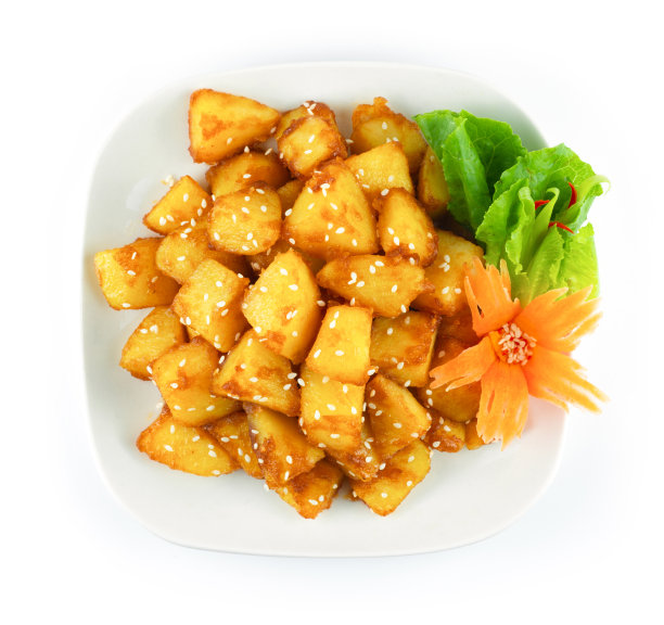 精制土豆,膳食,美味