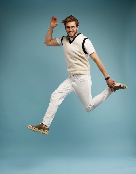 leaping
