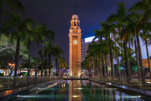 香港印象香港景点海报