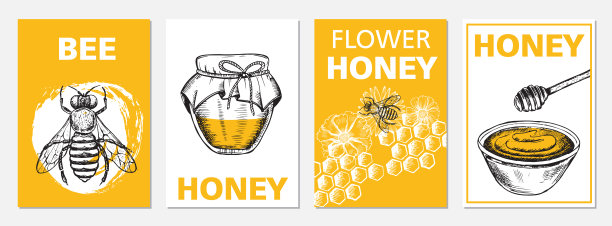 蜂蜜农产品宣传海报设计