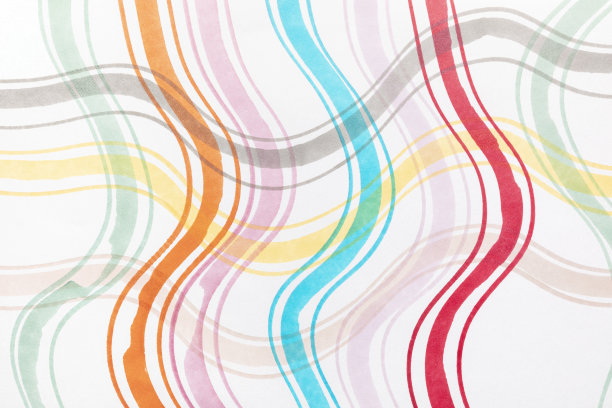 彩色抽象线条背景