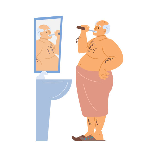 日常生活场景插画