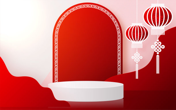 问候,传统,灯笼