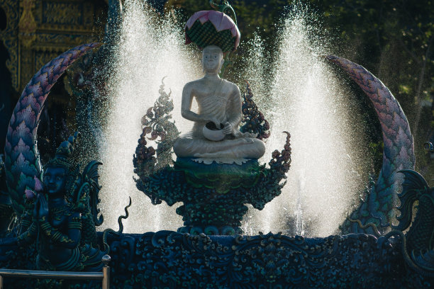 佛祖喷泉雕塑
