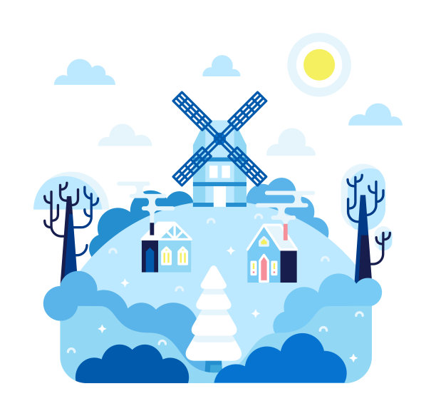 山水地产海报宣传册