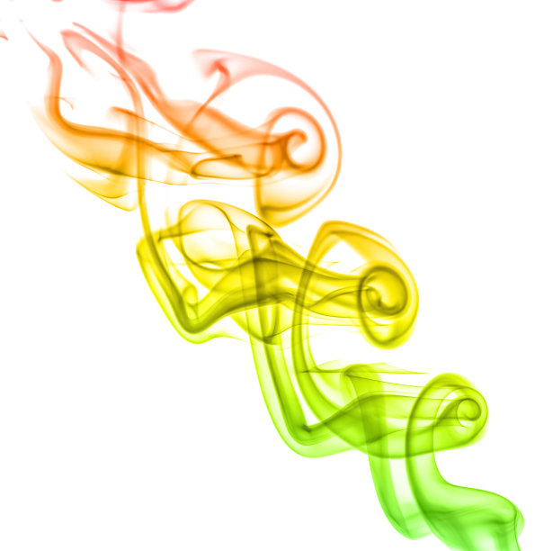 炫彩流动的火焰抽象图案