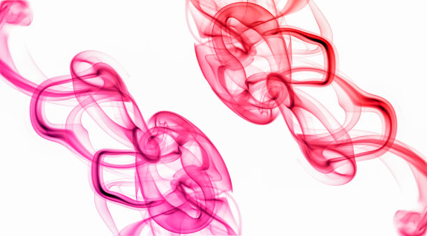 炫彩流动的火焰抽象图案