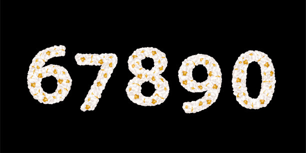 爆米花设计字体