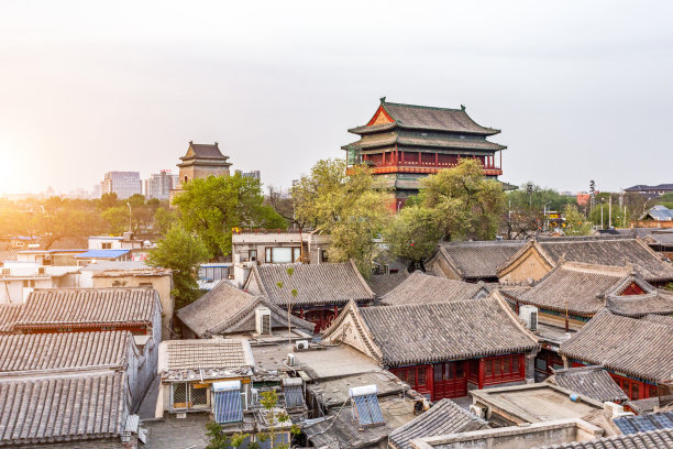 北京钟楼夜景