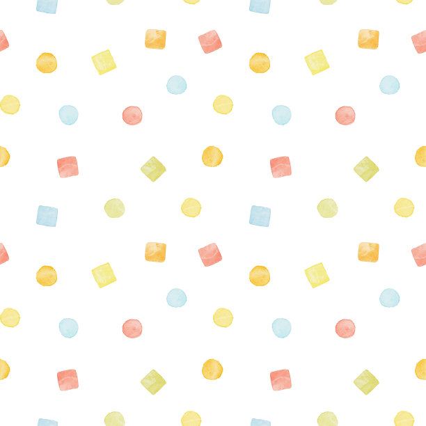 多彩环形几何抽象图案