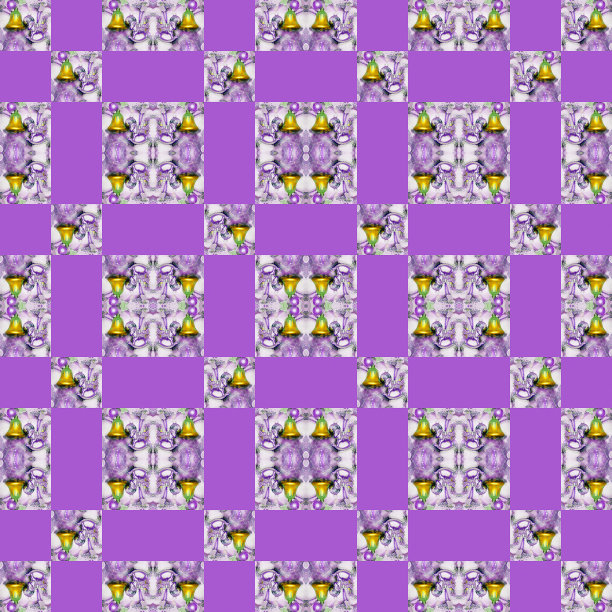 淡紫色格子图案背景素材