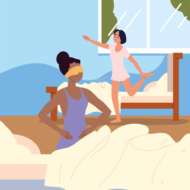 日常生活场景插画