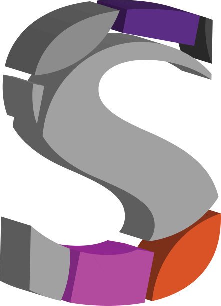 s字母菱形logo